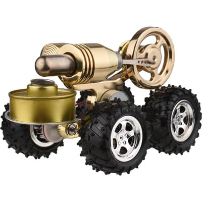 Stirling Engine Kit Elektriciteitsgenerator Heteluchtauto Motor Model Fysieke Generator Model met Type-1 beige