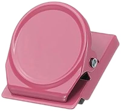 Ulanax® | Magnetische clip - Koelkastmagneet - Whiteboardmagneet - Roze - 1 stuk