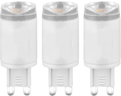 Kobi LED Lamp G9 3W - 285lm - 4000K - 230V - Voor Wandlamp, Slaapkamer of Plafondspot - G9 Insteeklampje - 3 stuks