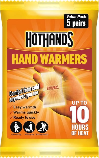 Handwarmers voor Mansen - 5 Paar Eenmalige Warmtepakketten