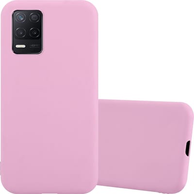 Cadorabo Hoesje geschikt voor Realme 8 5G / V13 / Q3 / Q3i / Narzo 30 5G in CANDY ROZE - Beschermhoes gemaakt van flexibel TPU silicone Case Cover
