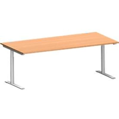 Schäfer Shop Genius bureau MODENA FLEX, 2000 x 1000 mm, beuk