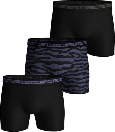 Björn Borg 3P Essential Heren Boxershorts - Maat  S