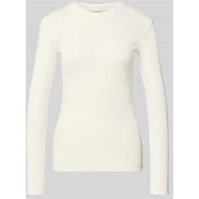 Slim fit longsleeve van katoenmix