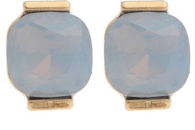 Behave - Oorbel steker glassteen pastel chic avondstijl goudkleur