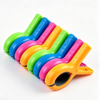 8 stuks handdoekklemmen voor strandstoelen, groot, winddicht, strandhanddoekclips, sterke handdoekklemmen voor ligstoelen, badhanddoek, beddengoed, kleding, multifunctionele handdoekclips