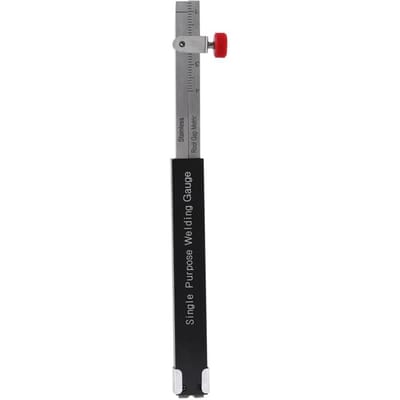 1 stuks Stalen Interne Enkel Doel Lasmeter Wortelspleet Uitlijningsfout Inspectiemeter 04MM