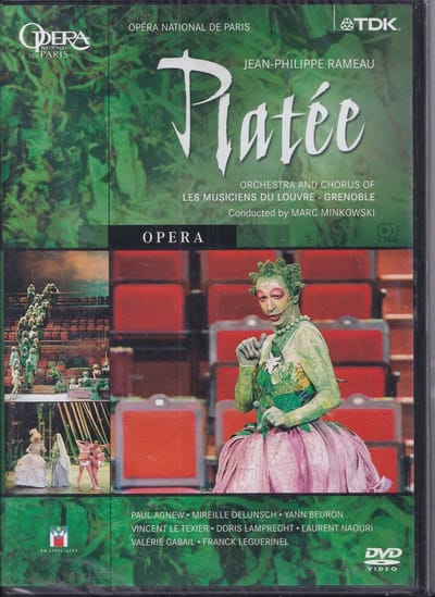 DVD Platée - Jean-Philippe Rameau - Orchestra and Chorus of Les Musiciens du Louvre Grenoble o.l.v. Marc Minkowski