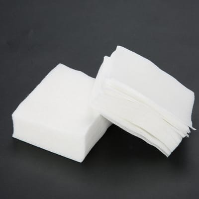 1000 Stuks Wegwerp Katoenpads Nagellak Doekjes Verwijderaar Make-up Reiniger Katoenen Doekjes white