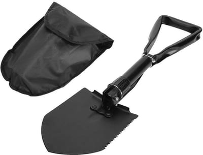 Allecto - Vouwbare Spade - Multifunctionele Camping Tool - Compact en Lichtgewicht - Tuin en Avontuur - Handig voor buiten - Ideaal voor Kamperen -...