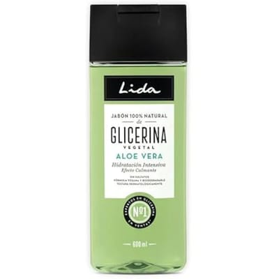 Lida Zeep 100% Natuurlijk Glycerine En Aloë Vera 600 Ml Unisex