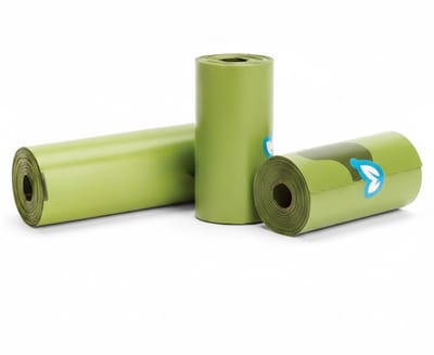 Famanu – Poepzakjes voor huisdieren - geurloos - formaat 8 x 15 cm - set van 1 rol - duurzaam materiaal - geschikt voor dagelijkse wandelingen - eenvoudig te gebruiken en netjes op te bergen