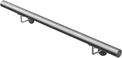 Roestvrij Staal Leuning - Trapleuning Wandsteun - Veilig Trap Lopen - 304 Roestvrij Staal - 80 cm - Gepolijst