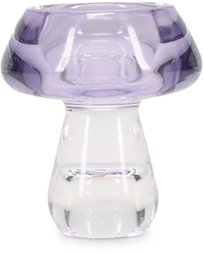 ONA Kandelaar H7,5cm violet Mood - set/2