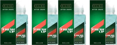 Fresh Up After Shave Roller - Verzorgende aftershave met menthol en hamamelis - 4 x 100 ml
