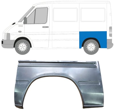 Reparatiepaneel achterspatbord voor Volkswagen LT 1996-2005 / Links