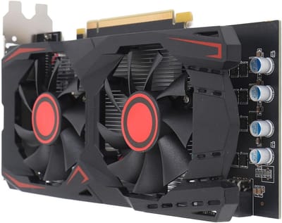 Krachtige 6GB D5 Grafische Kaart voor Gaming met Dual-Fan, Ondersteunt DVI, VGA en HDMI