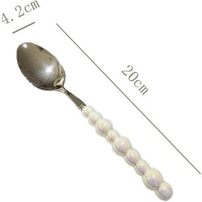 Ensemble de couverts en perles argentées européennes 4 pièces en acier inoxydable 18/10 couverts créatifs 304 couteau fourchette cuillère costume de cuisine occidentale