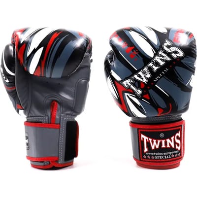 Twins Special FBGVL-3 Demon - Leren bokshandschoenen - 16 oz - Rood