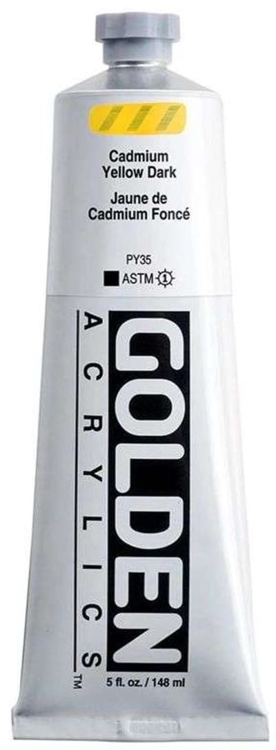 Golden Heavy Body Acrylverf Cadmiumgeel Donker 148 ml