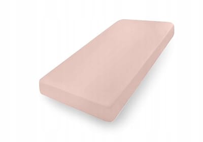 Jersey Hoeslaken met Elastiek 90x200/100x200cm - Zacht Roze
