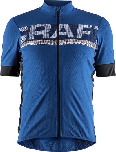 Craft fietsshirt korte mouwen heren Blauw / REEL JERSEY M - S