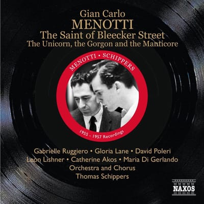 Chorus and Orchestra Thomas Schippers - Menotti: The Saint Of Bleecker Street (2 CD)