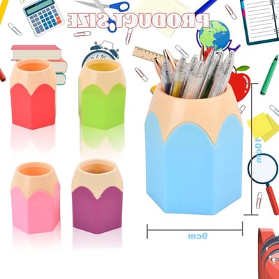 Creatieve Pennenhouder Set van 5 Stuks van Plastic voor Organisatie en Bureau Accessoires