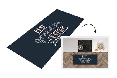 Keukenloper - Loper keuken - Spreuken - Opa - Best grandpa ever - Quotes - 120x50 cm - Keukenloper vinyl