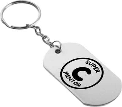 Akyol - super c mentor sleutelhanger - Leraar - docenten leerkrachten leraren - cadeau - 54 x 29mm