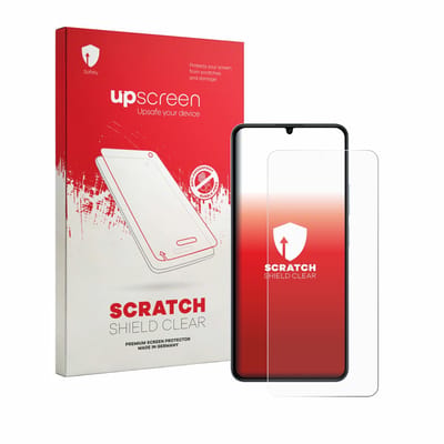 upscreen - Screenprotector voor realme Note 80 - Folie Beschermfolie transparant