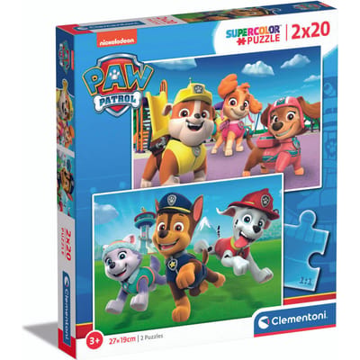 Clementoni - Puzzel - 2x20 Stukjes - Paw Patrol - Puzzel Voor Kinderen