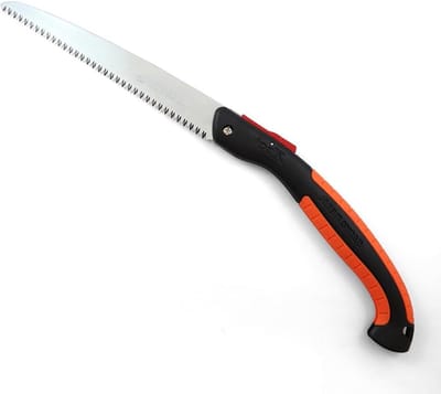 Inklapbare snoeizaag ZACT FS 2400 - professionele Japanse koolstofstaal snoeizaag voor struiken, takken en stammen - 24 cm zaagblad garden saw hand