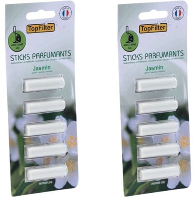 Set van 10 geursticks voor stofzuiger met jasmijn TopFilter