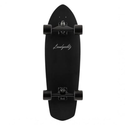 Landyachtz Pocket Knife 29,6 Surfskate Black – Ultieme Wendbaarheid voor Jonge Skaters