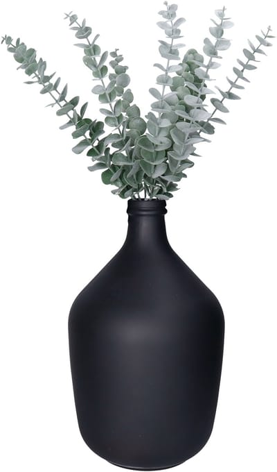 Bellatio Design Kunstplant takken Eucalyptus Cinera - 4x - 60 cm - 3 takken - kunst bladgroen - decoratief - zijdebloemen