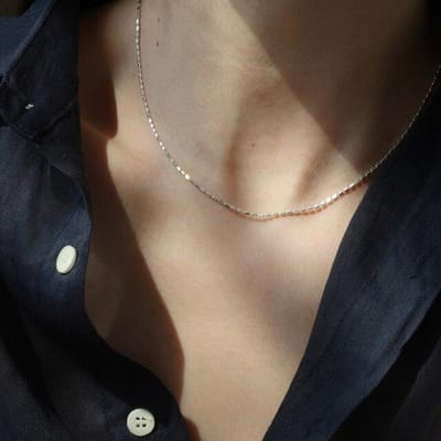 925 Sterling Zilver Kralenketting Choker Ketting voor Vrouwen Minimalistische Sleutelbeen Ketting Bruiloft Feest Sieraden brown