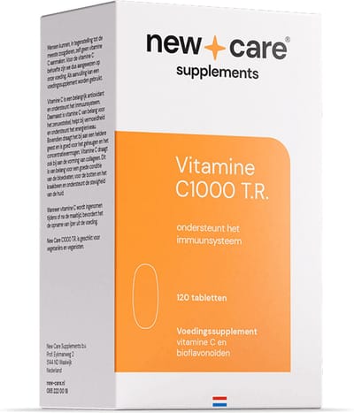 New Care Vitamine C1000 - immuunsysteem - 120 tabletten - vegetarisch