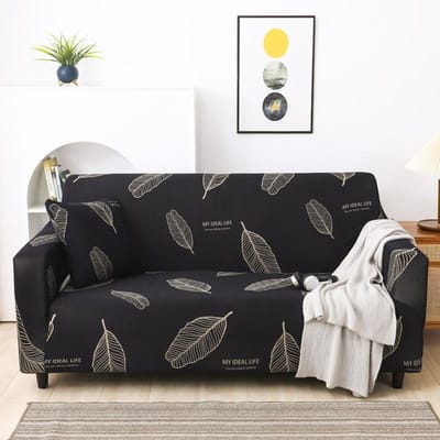 Housse de canapé extensible à carreaux, housse de canapé élastique réglable pour salon, housse de canapé Funda pour chaise de canapé 1/2/3/4 places 1-seater (80-145cm)