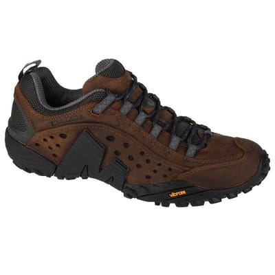 Chaussures outdoor homme Merrell Intercept cuir randonnée hiking marron (J598633) 41 marron