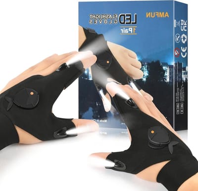 Lichtgevende Handschoenen voor Mannen, Perfecte Cadeaus voor Vader, Verjaardag en Valentijnsdag, LED Handschoenen met Verlichting