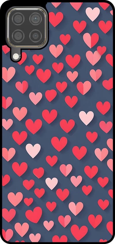 Smartphonica Telefoonhoesje Geschikt voor Huawei P40 Lite met Roze en Rode Hartjes Opdruk - TPU Backcover Case With Rosé and Red Heart Design geschikt voor Huawei P40 Lite