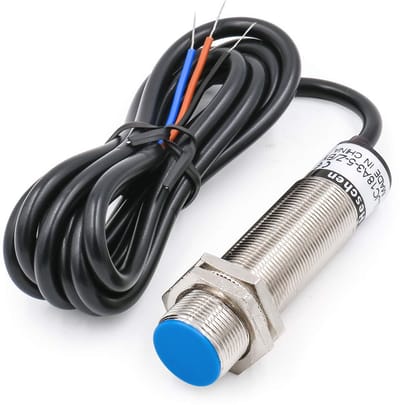 Capacitieve naderingssensorschakelaar M18 - Detector 1-5mm, 10-30VDC, PNP Normaal Open