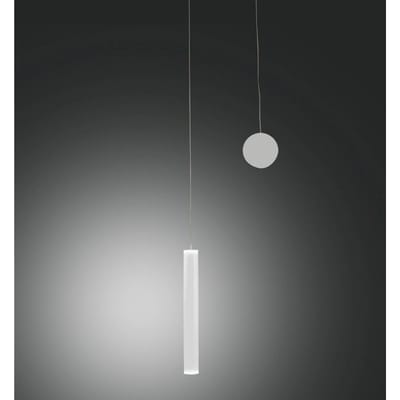 Fabas Luce LED hanglamp Prado, wit, metaal, dimbaar
