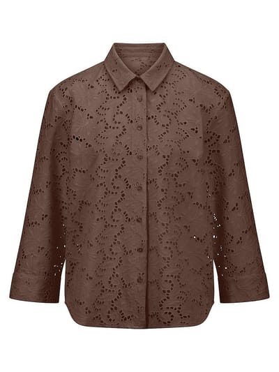 Blouse Van BASLER beige