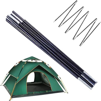 Tentstok Vervanging - Luifelsteun Onderhoudsset - Kamperen Buitenactiviteiten - Lichtgewicht Trekkingframe - 7 Delig - Metaal
