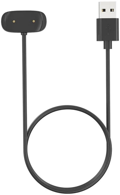 DrPhone USB Oplaadkabel 1m – Geschikt voor Amazfit GTR4 /GTR3 /GTS3, T-Rex 2 , T-Rex Ultra – Veilig & Snel - Zwart