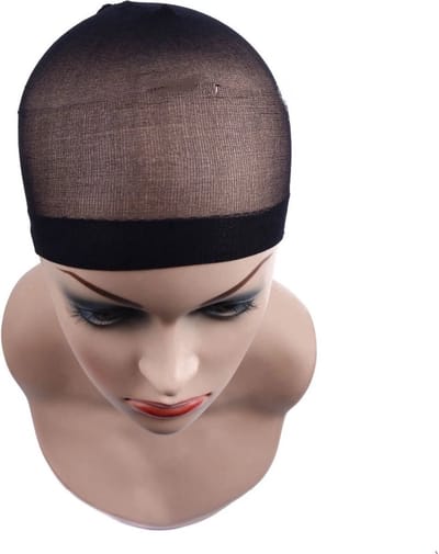 Haarnetje - Pruikenmutsje - Haarmutsje - Ondermuts - Pruik dragen - Pruik ondermuts - 2 stuks - Zwart - Netstof - Elastisch - Haarnetjes voor Nephaar - Weave Wig Cap - Nylon - One size - CHPN