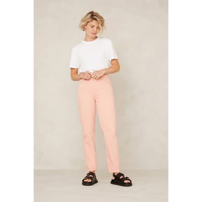 Kings Of Indigo Caroline Cropped Vintage Pink Size: W25L29 | Slim Outlet | Dames | Roze