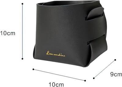 Ainy Pennenbakje Zwart | vouwbaar pennenhouder | bureau organizer | bureau accessoires